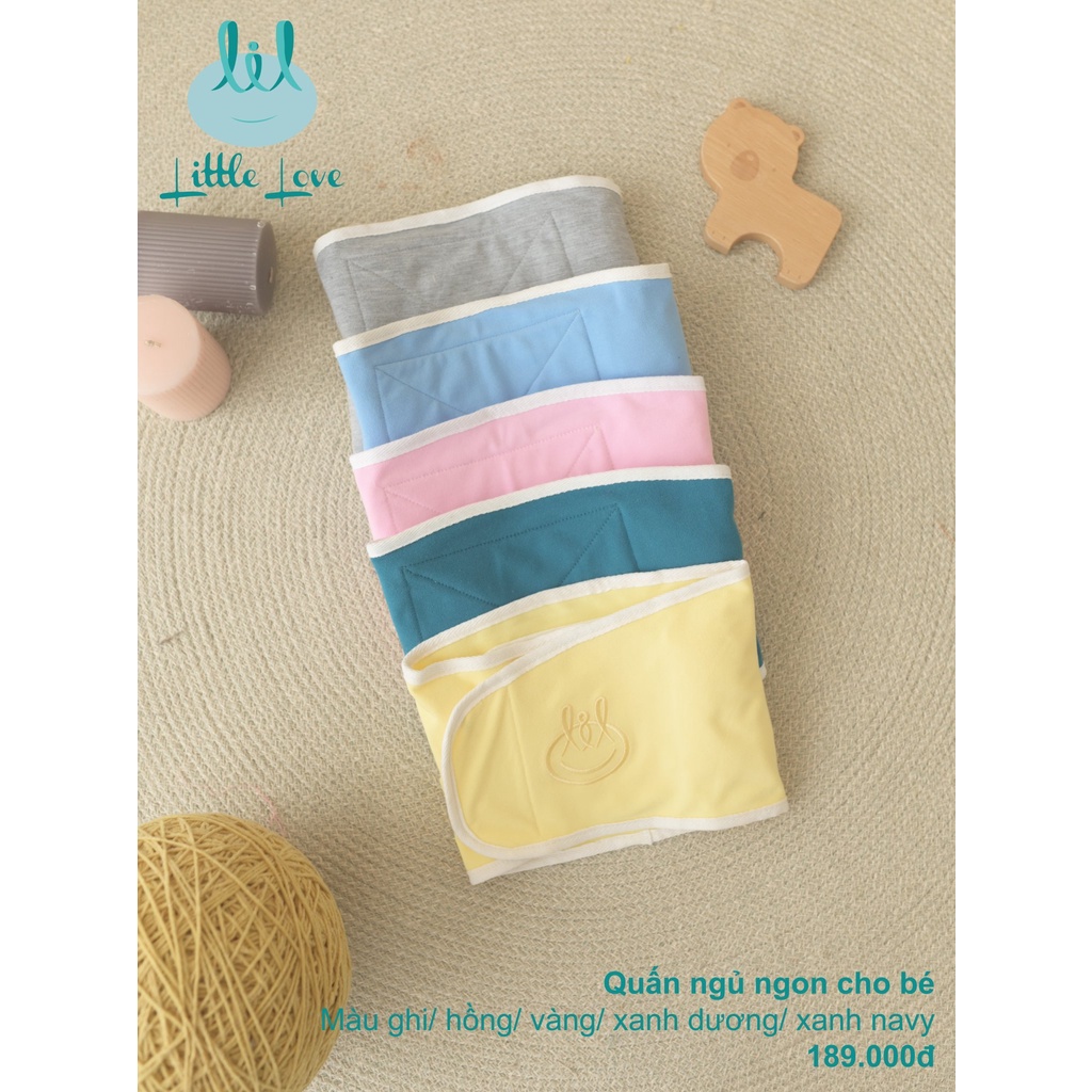 Quấn easy Little Love 100% cotton bảo vệ giấc ngủ của bé