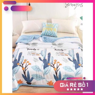 Chăn xuân hè home 2mx2m3 chất đũi thoáng mát