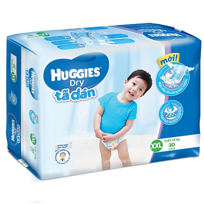 Huggies dán size XL 24 miếng
