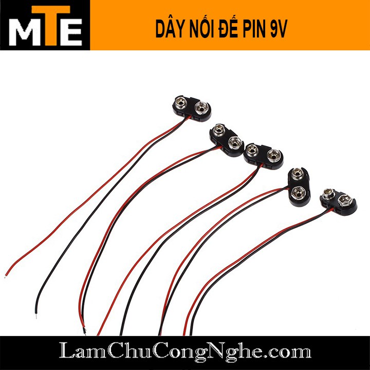 Dây nối đế pin 9V