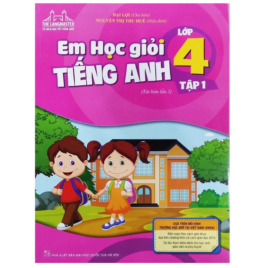 Sách - The Langmaster em học giỏi tiếng anh lớp 4 tập 1