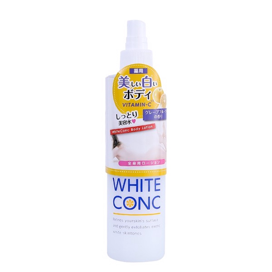 Lotion xịt dưỡng trắng da White Conc Vitamin C 245ml Nhật Bản