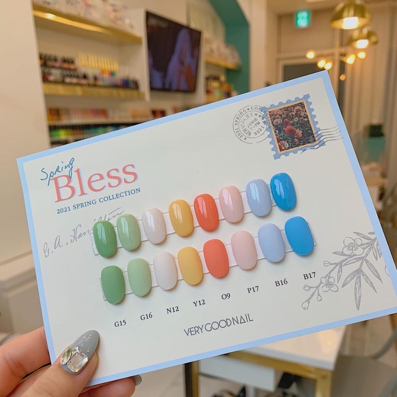 Sơn very good nail chính hãng hàn quốc set bless 2021