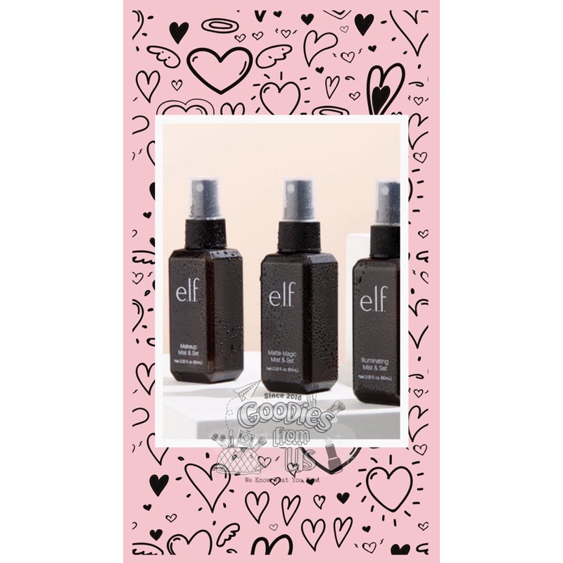 Xịt Makeup ELF Matte Magic Mist & Set Size L SALE 70% !!