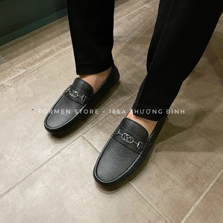 Giày lười da bò LV cao cấp có khuy hãng mẫu mới nhất 2021 có BOX thumbnail