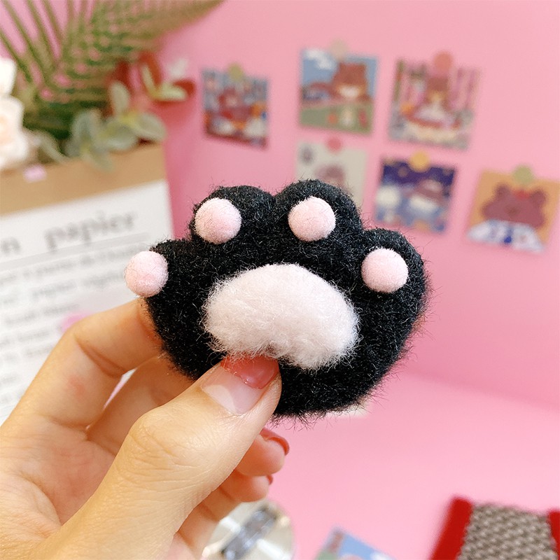 Huy Hiệu Cài Áo, Balo Chọc Bông Hình Chân Mèo Neko Cat Phong Cách Ulzzang Hàn Quốc Siêu Xinh