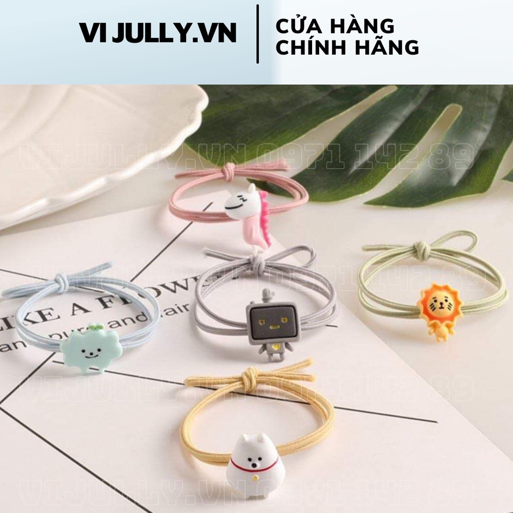 Dây Buộc Tóc Thời Trang Thun Hàn Quốc Siêu Xinh Nhiều Mẩu Xinh Xắn Cho Các Bạn Nữ