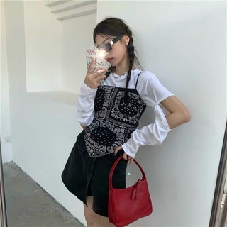 Áo 2 dây yếm lụa khăn cột nơ sau
