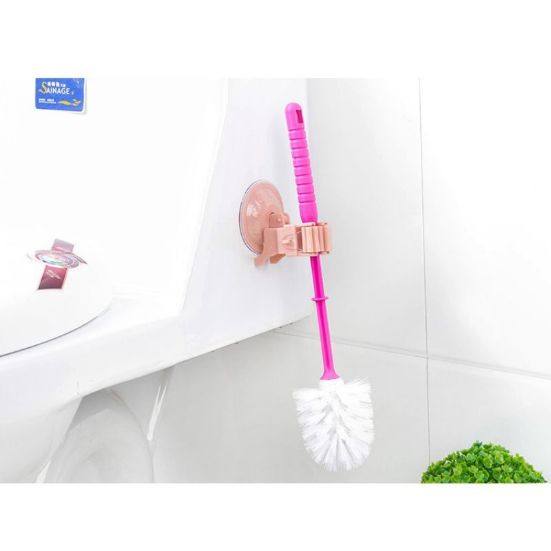 Móc treo chổi treo cọ nhà tắm hít chân không