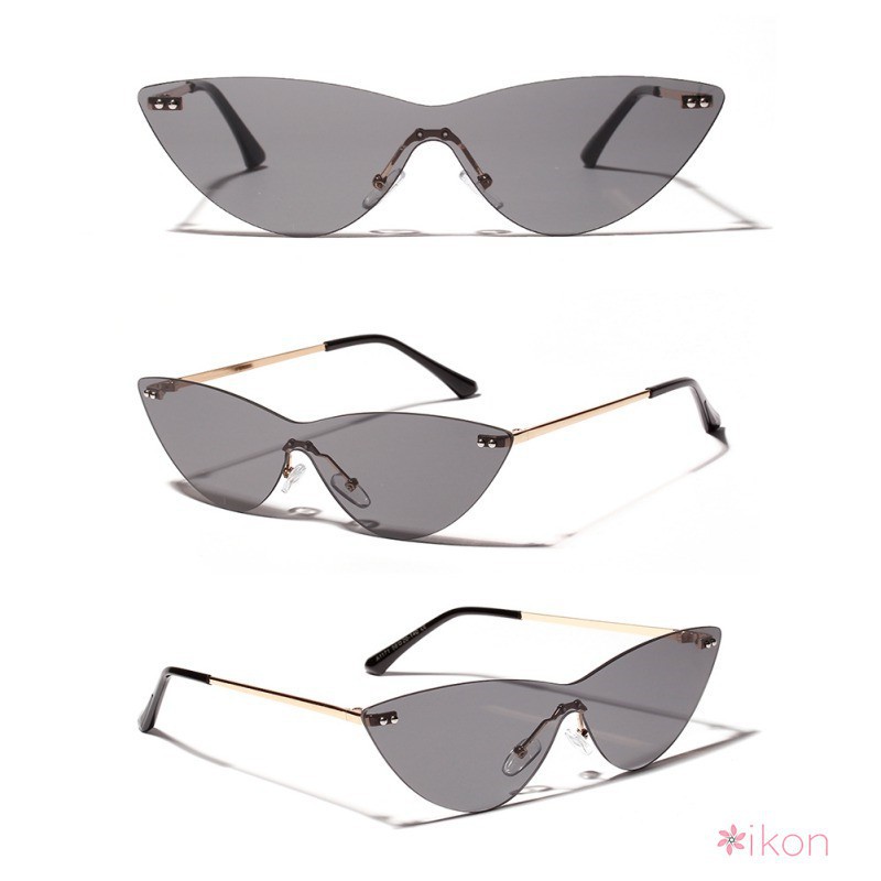 Kính mát gọng kim loại tròng trong suốt không viền nhiều màu | BigBuy360 - bigbuy360.vn