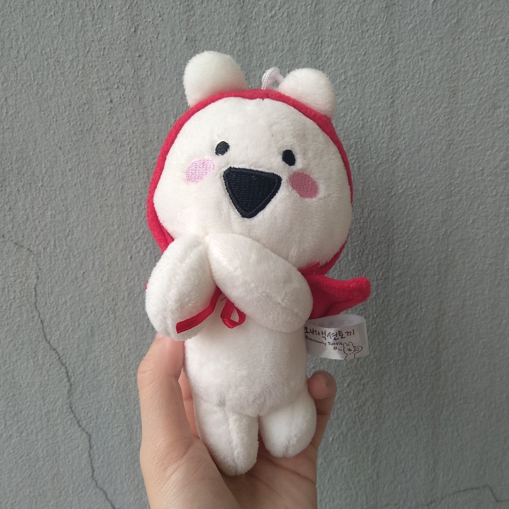 (Đã xử lý ) Gấu bông móc khoá thỏ Extremely Rabbit