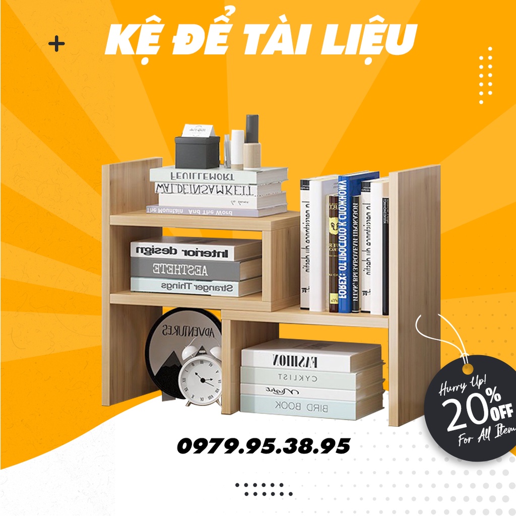 Kệ để tài liệu, kệ đa năng, giúp nơi học tập và làm việc của chúng ta gọn gàng, sạch sẽ chất gỗ MDF dễ dàng lắp ráp!