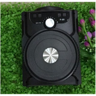 Loa karaoke p88 p89 p87 bluetooth + tặng mic có dây + cóc sạc