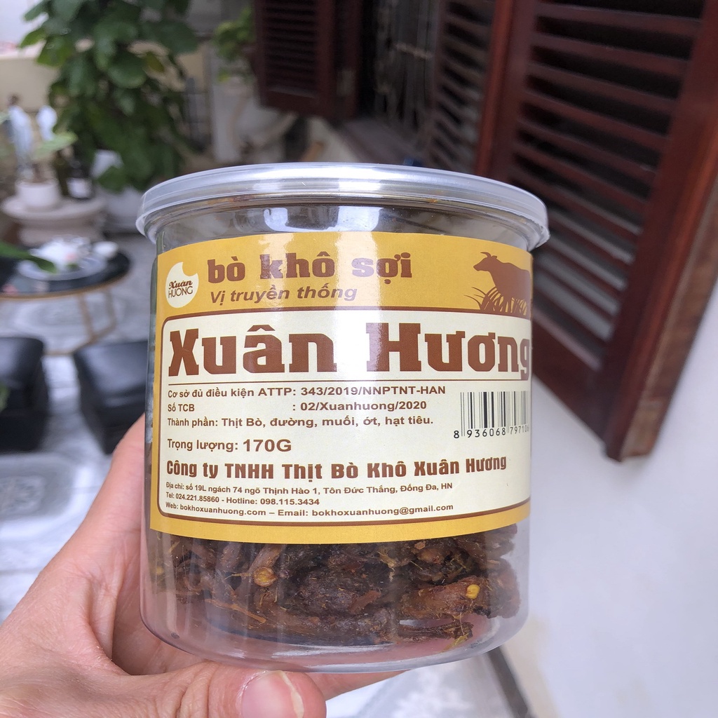 Khô bò khô sợi loại 1, thịt bò khô xé sợi vị truyền thống Xuân Hương siêu ngon 170g | BigBuy360 - bigbuy360.vn