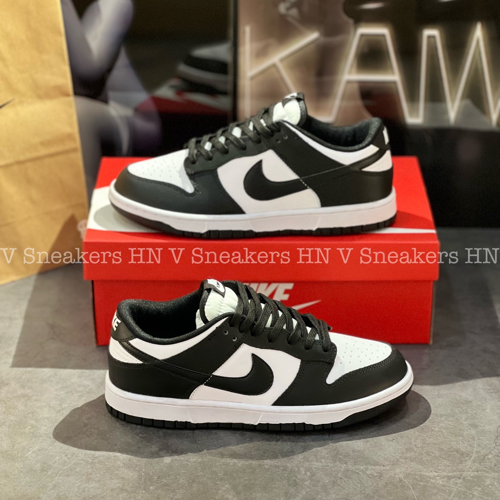 Giày Thể Thao SB Low Black White SB Dunk Low Phối Màu Đen Trắng Panda Thấp Cổ Phiên Bản Đẹp, Jodan Đen Trắng Thấp Cổ