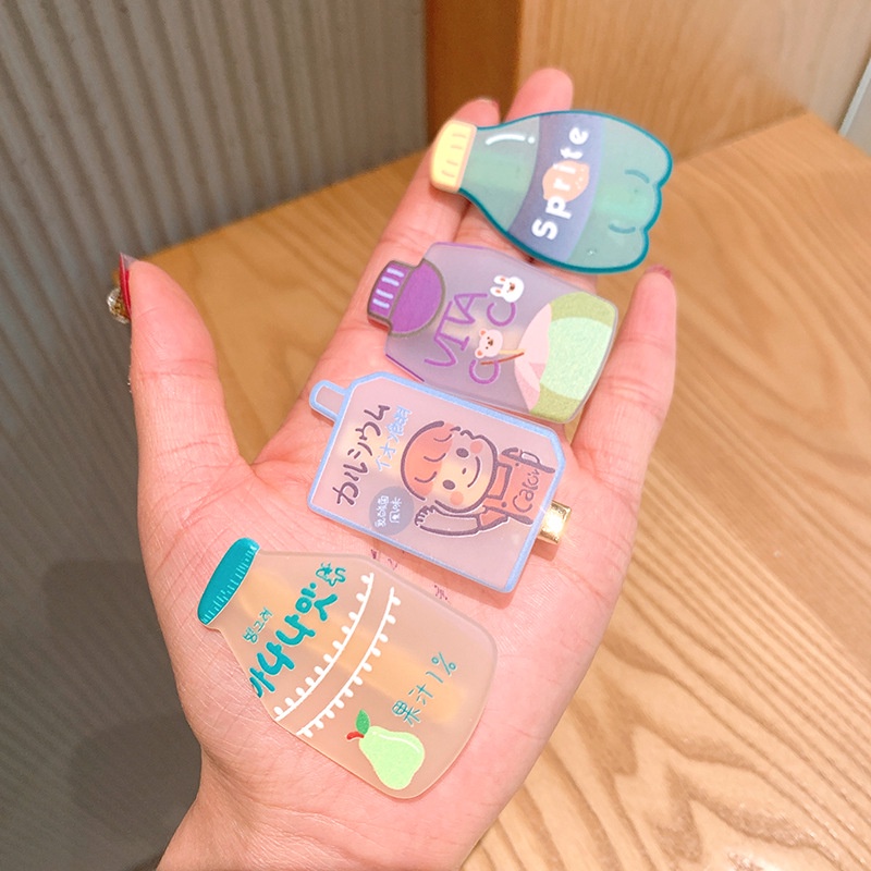 Kẹp Tóc Mái Vịt Họa Tiết Trái Cây Hoạt Hình Cho Trẻ Em