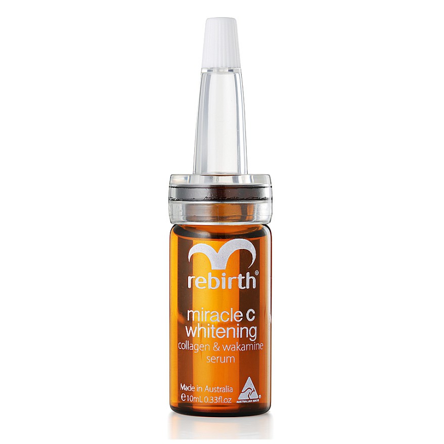 Serum tế bào gốc dưỡng trắng da Rebirth Miracle C Whitening Maximum 10ml x 6 lọ RM12