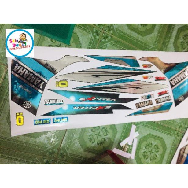 Tem rời ex 2011 chất liệu Crom cao cấp. Có shop bán Crom giả ae lưu ý.