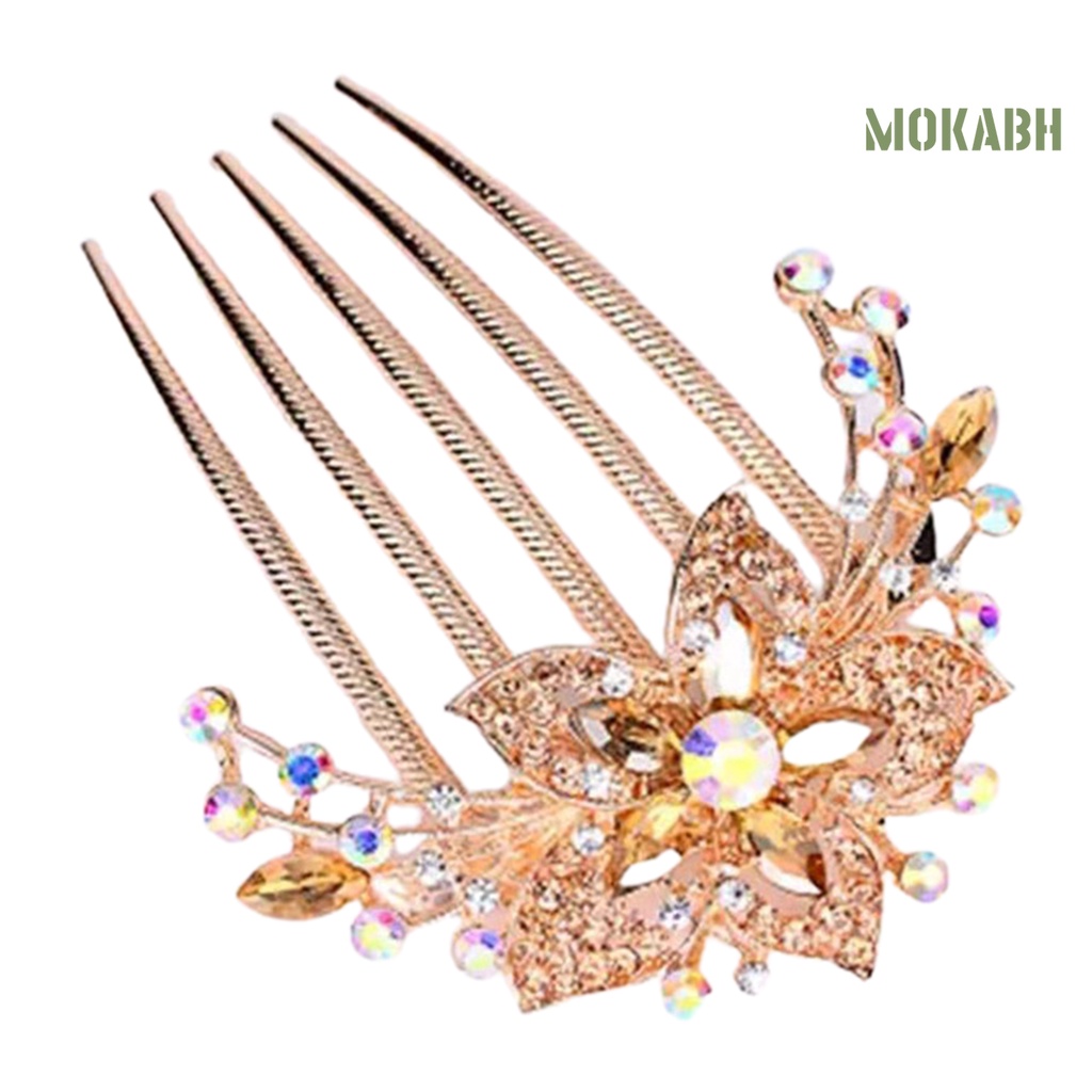 Kẹp Tóc Năm Răng Bằng Hợp Kim Thân Thiện Với Môi Trường Cho Bạn Gái