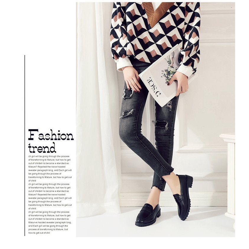 Giày da phong cách đồng phục học sinh Nhật Bản đáng yêu | BigBuy360 - bigbuy360.vn