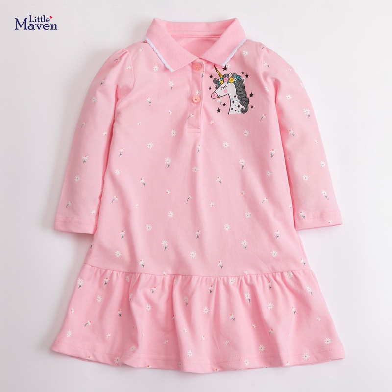 Đầm thun dài tay LITTLE MAVEN