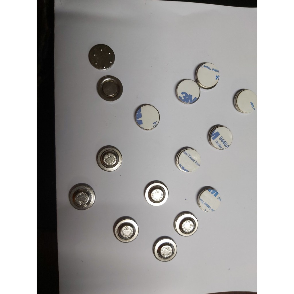 Nam châm cài áo 1 nút tròn