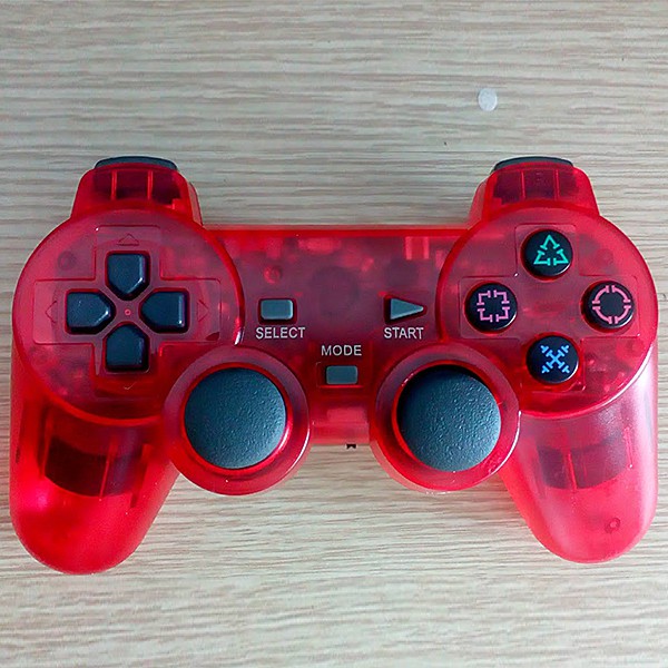 TAY CẦM GAME KHÔNG DÂY PS1 PS2 nhiều màu (tặng kèm cổng chuyễn đỗi sang cổng cắm USB)