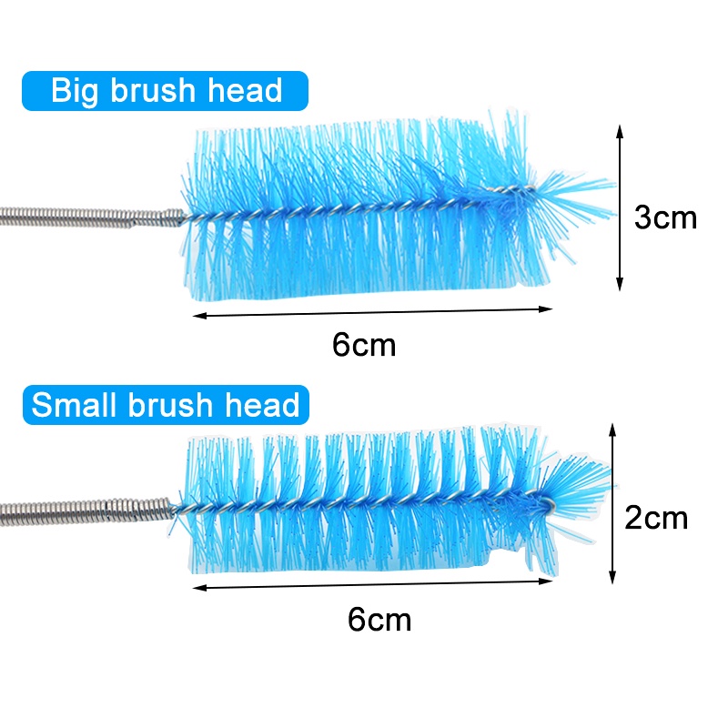 Cọ Vệ Sinh Ống Dẫn Nước Bằng Thép Không Gỉ Linh Hoạt Tiện Dụng Cho Bể Cá