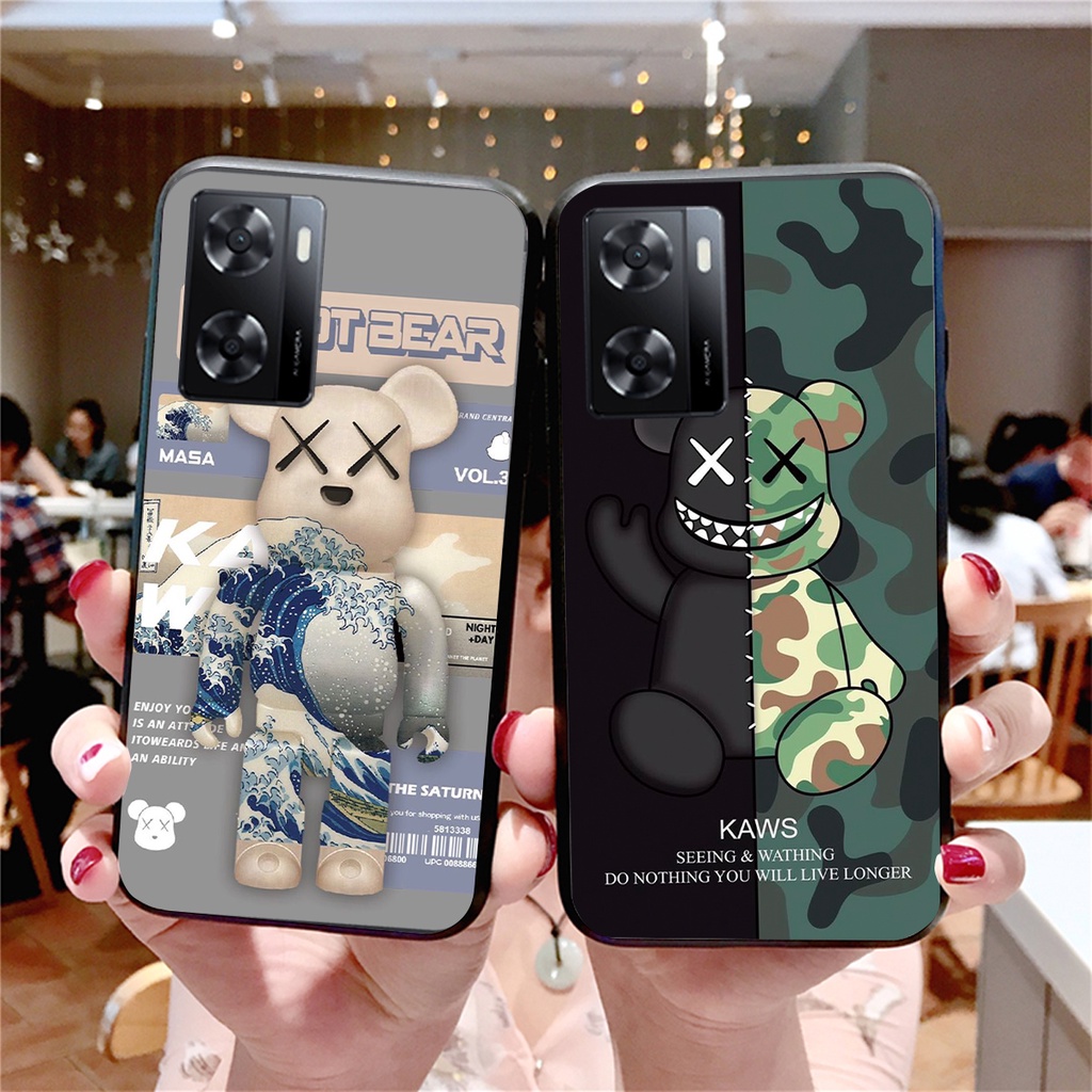 ỐP lưng Oppo A57 4G - Oppo A57 2022 bearbrick KAWS cực đẹp giá rẻ cute siêu đẹp