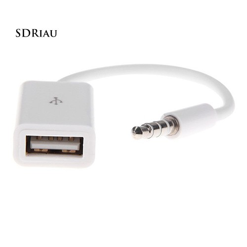 Cáp chuyển đổi âm thanh Mp3 3.5mm sang Usb 2.0 dành cho ô tô
