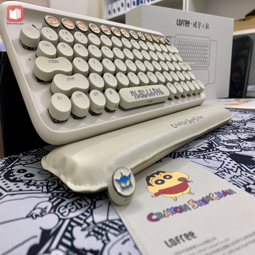 Bàn phím cơ Bluetooth Lofree phiên bản Shin cậu bé bút chì