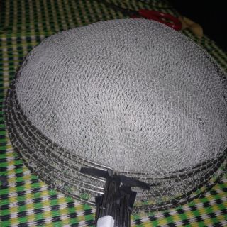 Vợt đánh cá vanh inox lưới cước( bộ binh) (đôi)