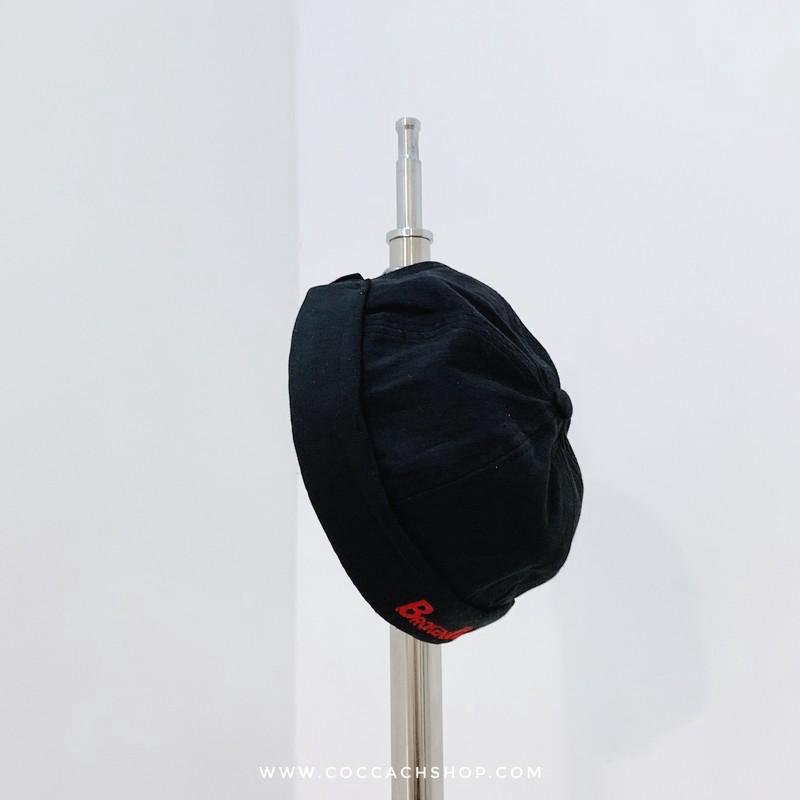 Mũ tròn Broken Black Mucap111