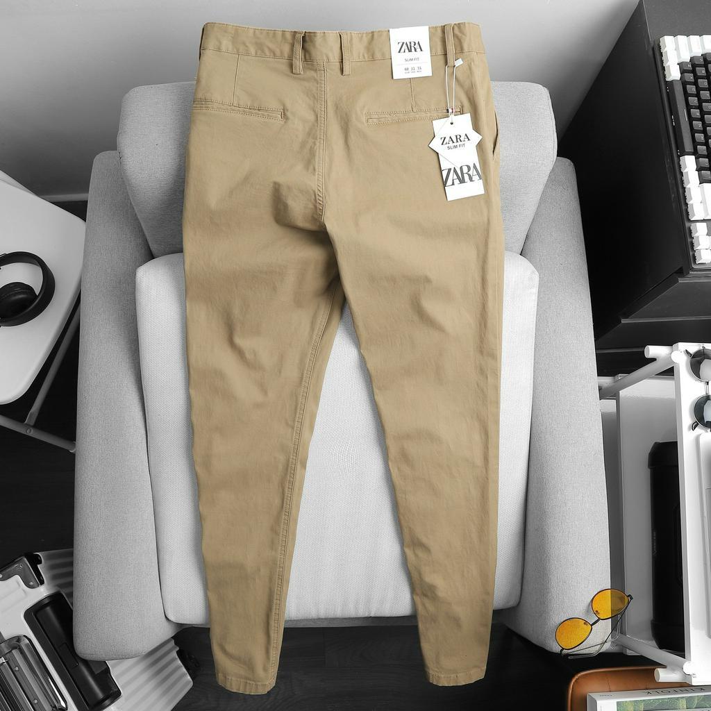 Quần dài nam chất liệu kaki thun co giãn, form slim fit tôn dáng QD979