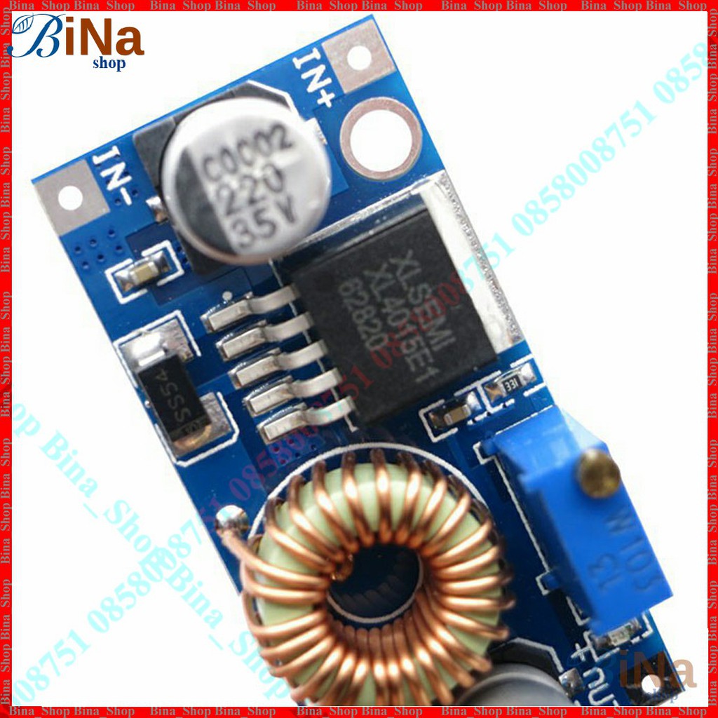 Mạch hạ áp DC 5A XL4005 XL4015 đầu vào 4V-35V đầu ra 1.5V-32V