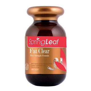 (FREE SHIP - Hàng chính hãng Úc) Viên uống giảm cân Spring Leaf Fat Clear Max Strength Formula 120 viên