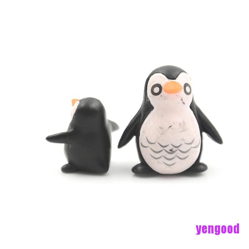 Bộ 5 Mô Hình Chim Cánh Cụt mini Trang Trí Nhà Búp Bê