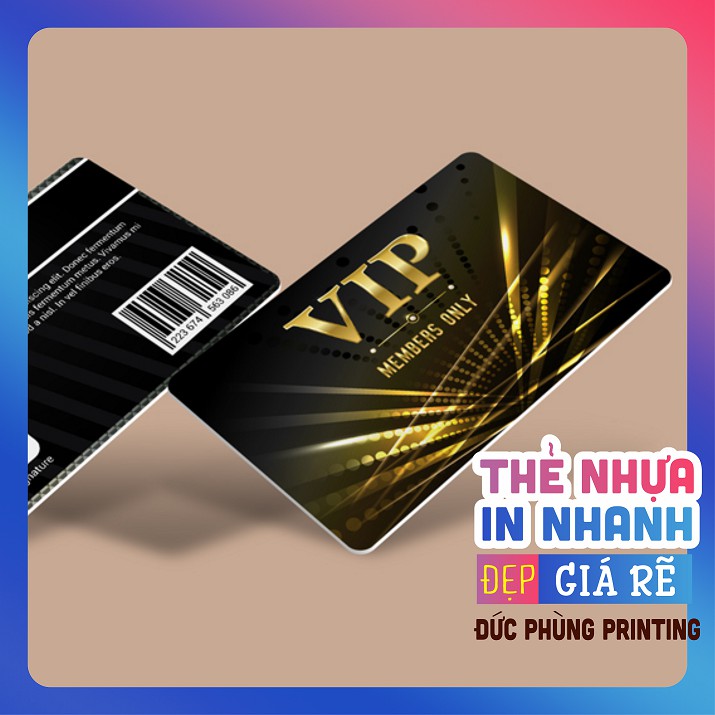 Combo 200 thẻ nhựa (thẻ vip, thẻ xe, thẻ nhân viên)
