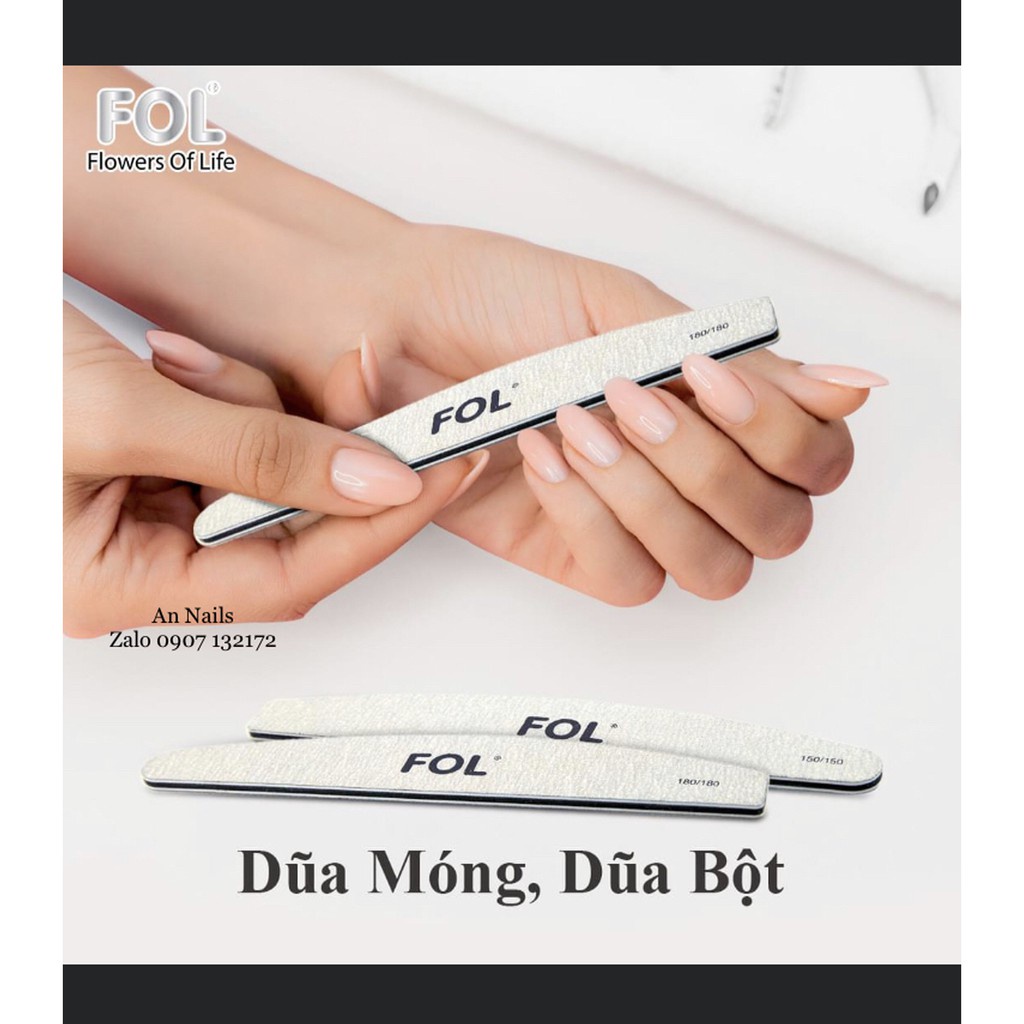 Dũa Nhám FOL, Dũa Cứng FOL, chuyên dũa bột chuyên dụng ngành Nails
