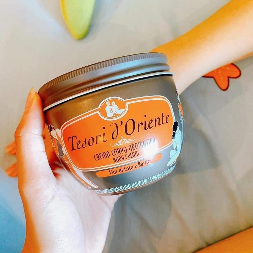 Kem Dưỡng Thể Lưu Hương Nước Hoa Ý Tesori D'Oriente Dưỡng Trắng Da 300ml