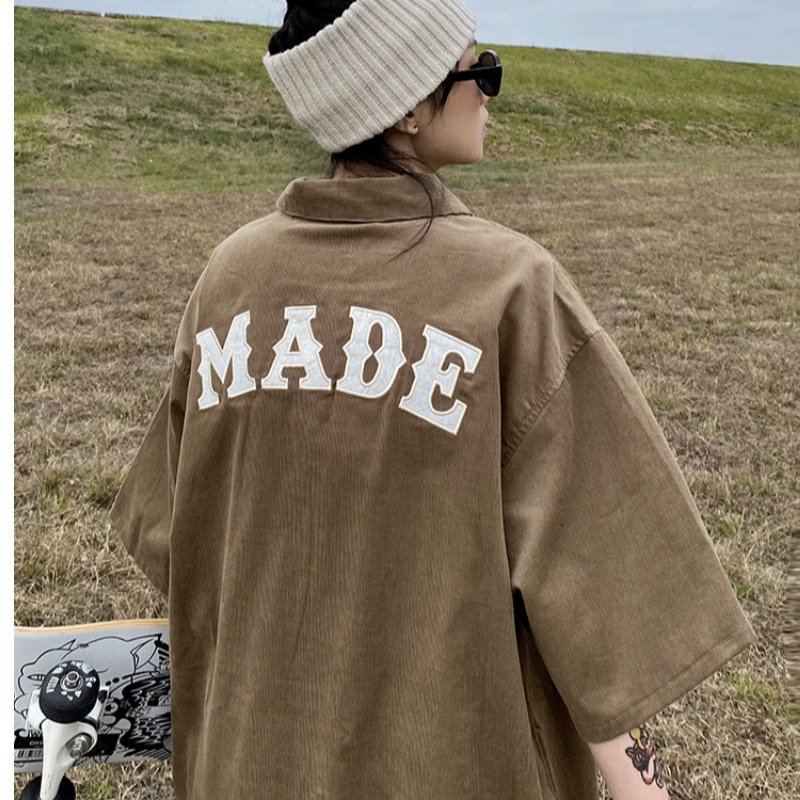 Áo Thun PoLo NgắN Tay Thêu Hoa HồNg Cho Nam