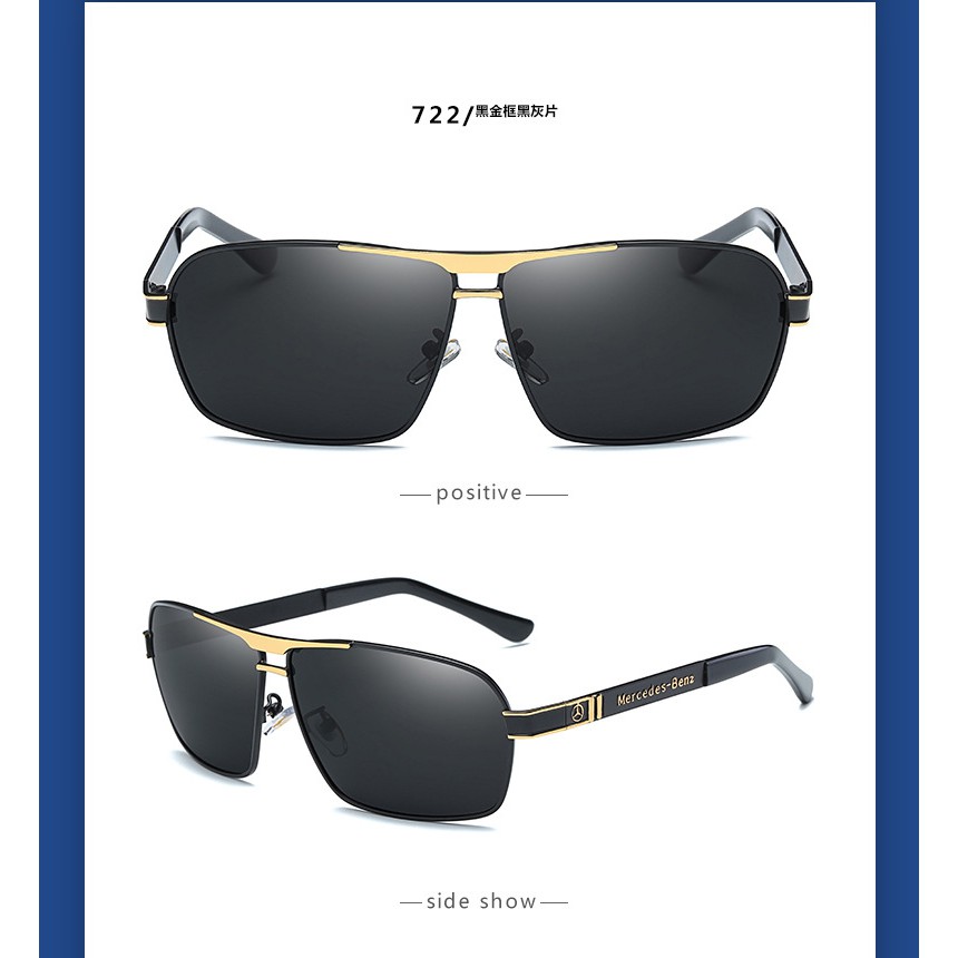 Mắt kính nam thời trang 2021 - Kính mát nam Hàn Quốc gọng kim loại màu đen, vàng_MS19 | BigBuy360 - bigbuy360.vn