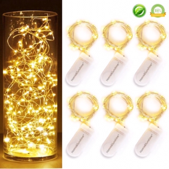 ĐÈN LED 3M/30 BÓNG TRANG TRÍ GIÁNG SINH, TẾT, NHÀ CỬA  (chạy pin)