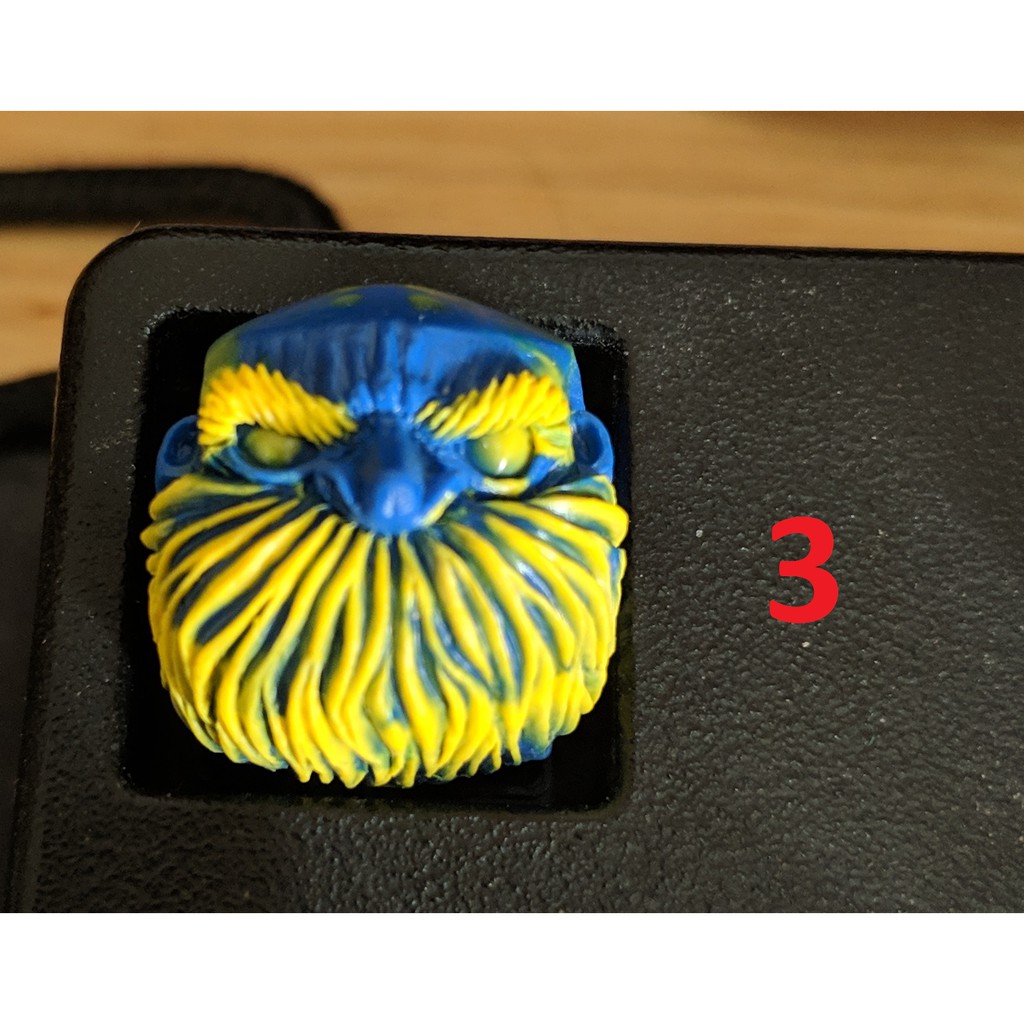 Keycap CNC, resin nút bàn phím cơ hình chân mèo hình kute dễ thương