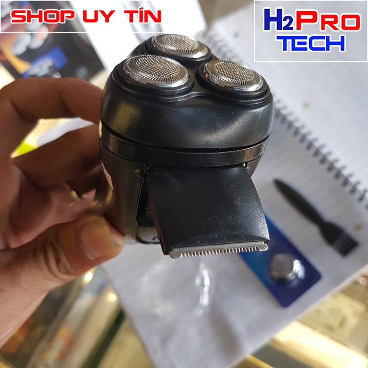Máy cạo râu 3 lưỡi Daling DL-9003A 2021 H2Pro đa năng 2 trong 1 cạo râu-cạo viền sạch-êm-thoải mái