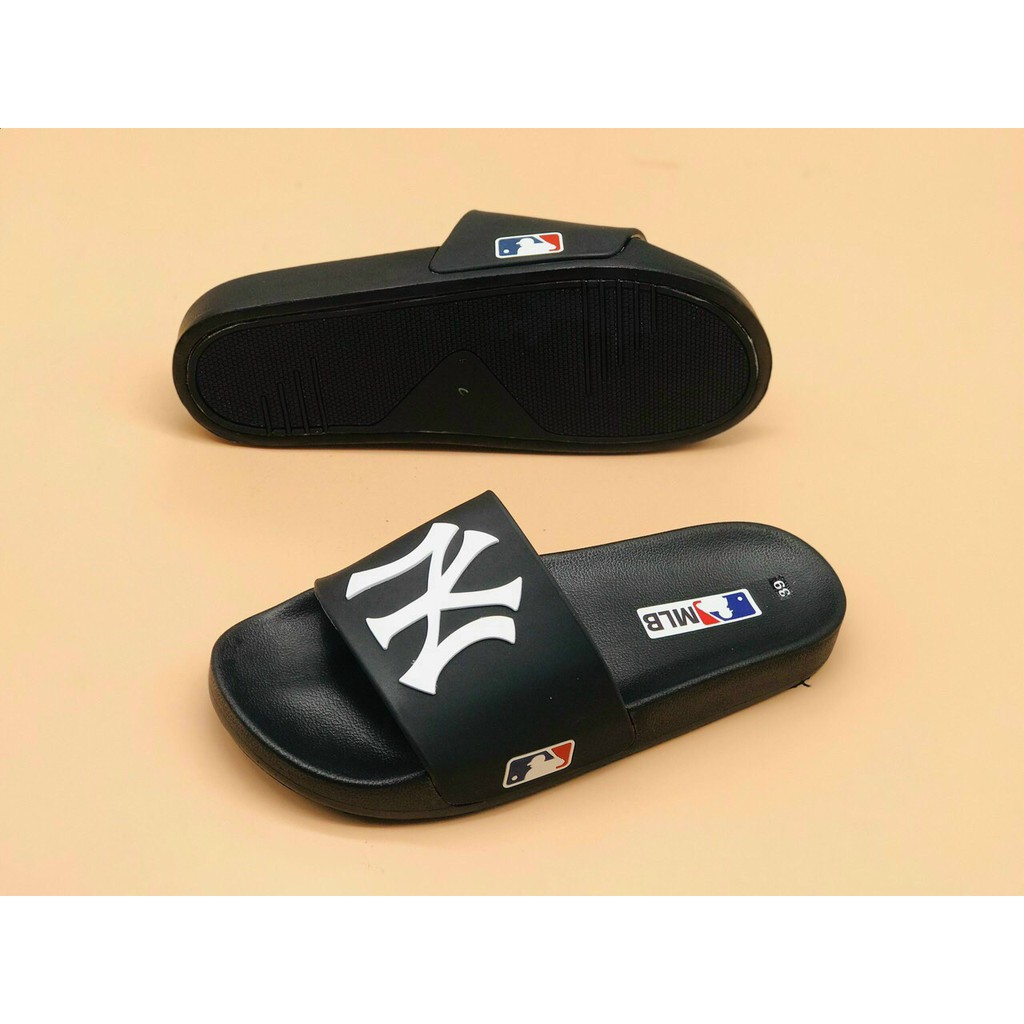 Dép MLB NY quai ngang, Dép  MLB  full box, tặng kèm quà