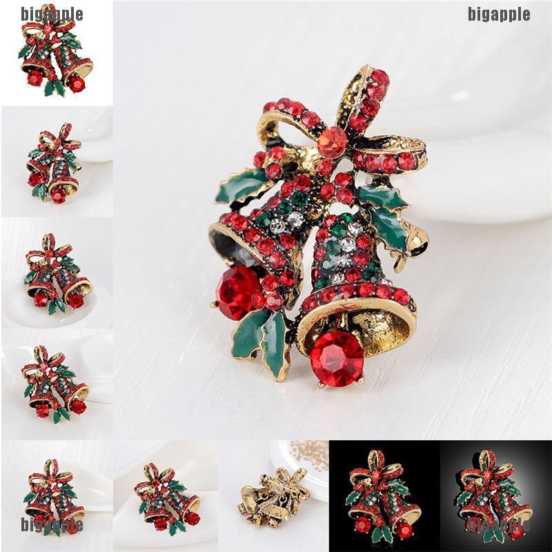 Ghim cài áo hình chuông giáng sinh đáng yêu