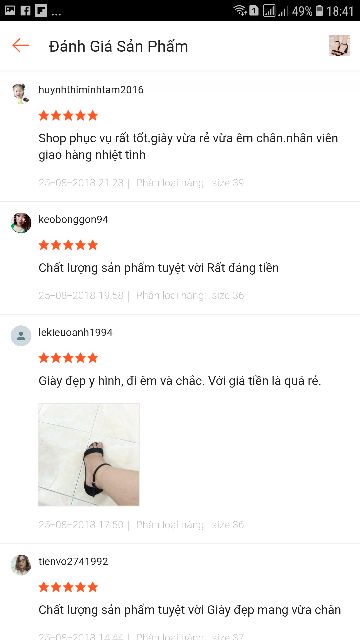 Giày sandal cao gót 6 phân quai ngang thanh lịch(JR11)