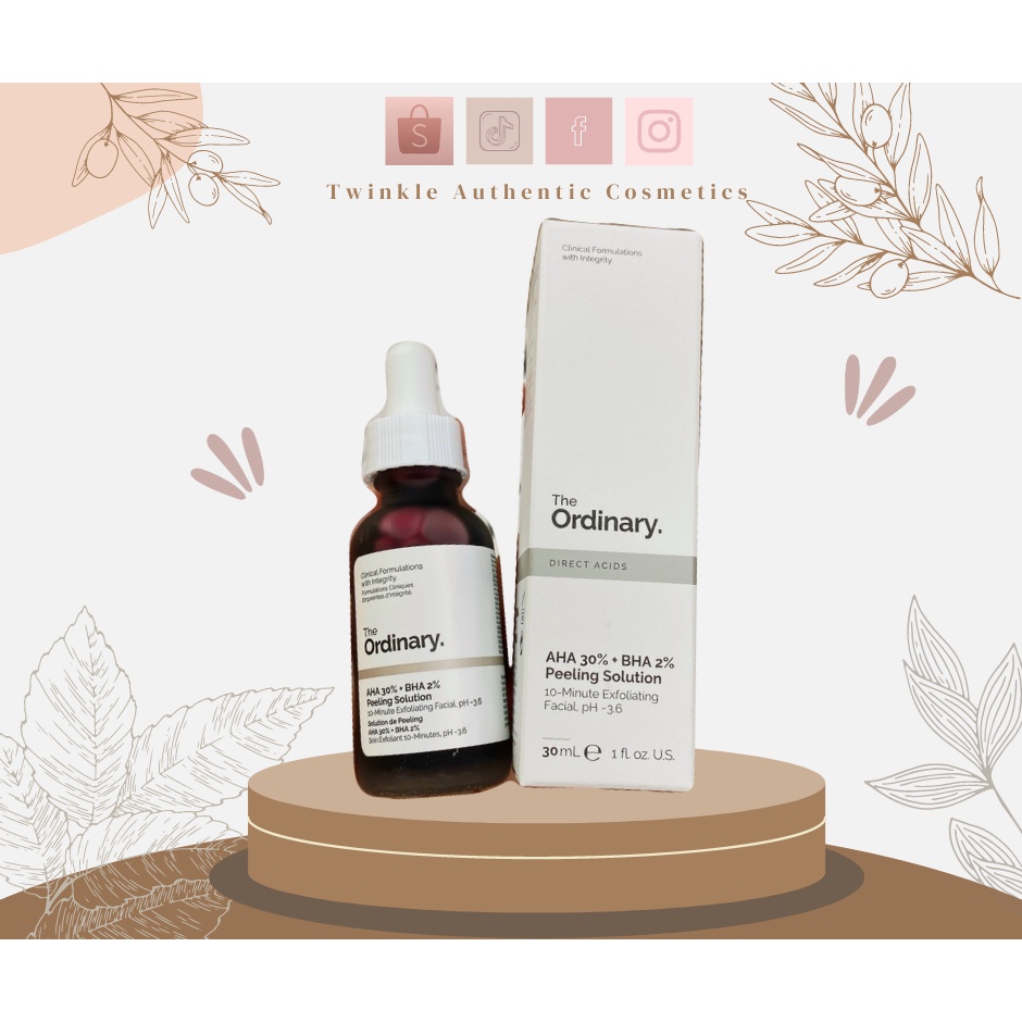 SERUM THE ORDINARY AHA  30% + BHA 2% PEELING SOLUTION
