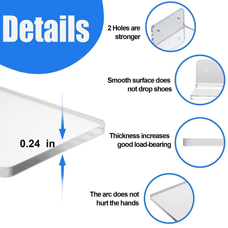 Giá Đỡ Giày Thể Thao Gắn Tường Tiện Lợi